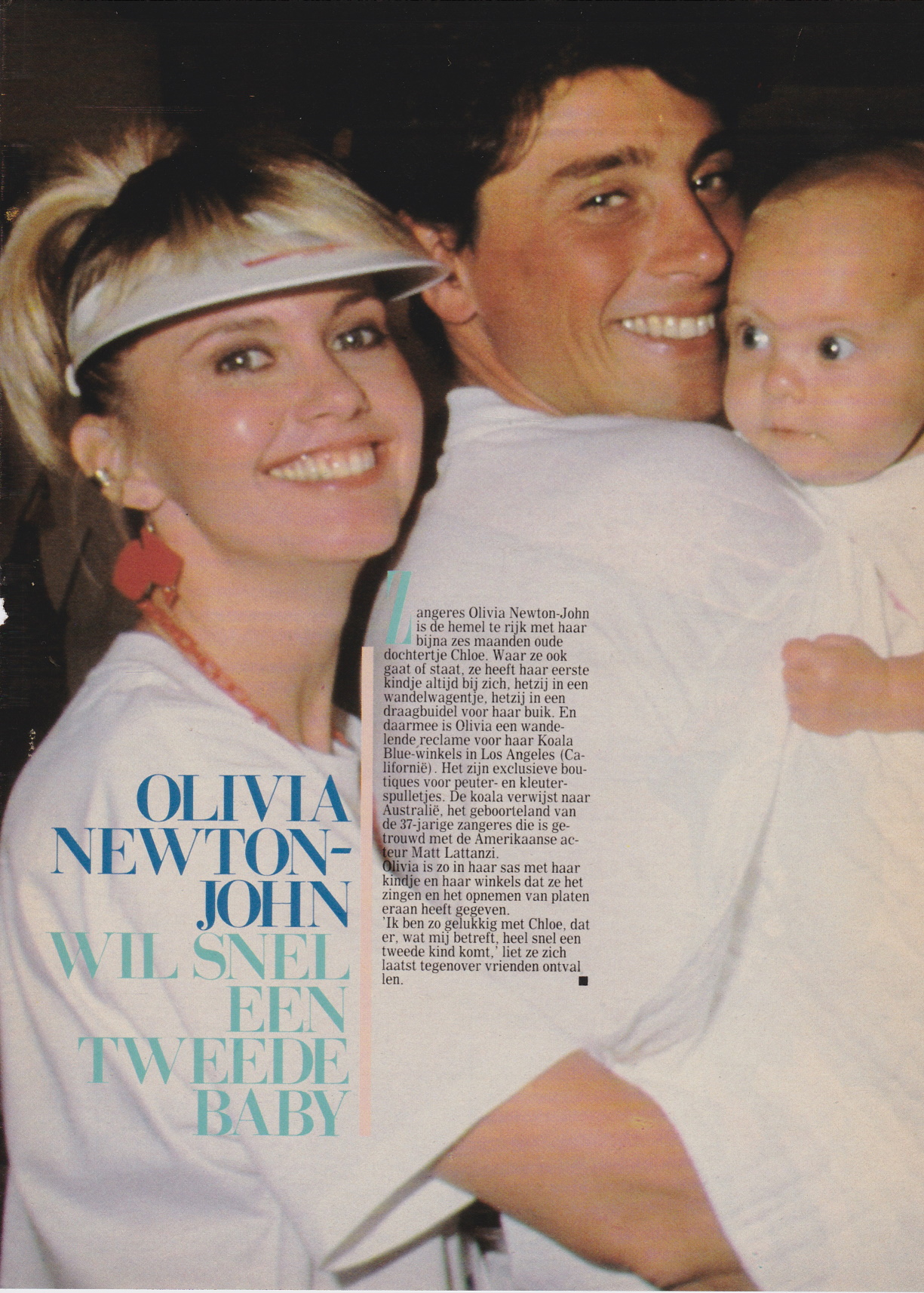 Olivia, Matt and baby Chloe - Weekend