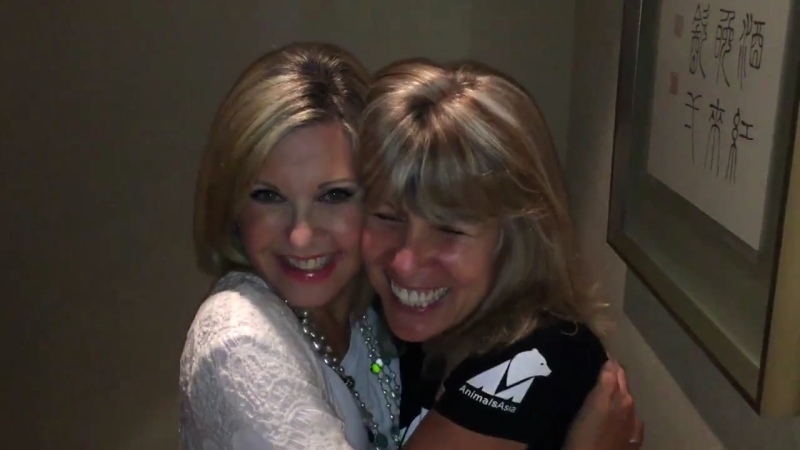 Olivia Newton-John and Jill Robinson May 2016