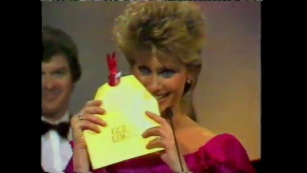 Olivia Newton-John on Logie Awards March 1982 Olivia Newton-John Logie Awards March 1982
