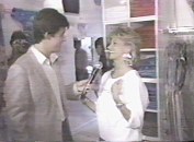 Olivia Newton-John with Alan Thicke Koala Blue store Olivia Newton-John on Thicke Of The Night
