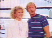 Olivia Newton-John 1984 Olympics with Paul Hogan screenshot