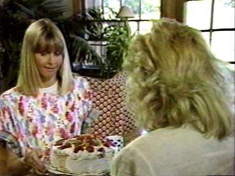 Olivia Newton-John on Entertainment Tonight April 1988 Olivia Newton-John on Entertainment Tonight April 1988