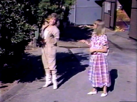 Olivia Newton-John on Entertainment Tonight April 1988 Olivia Newton-John on Entertainment Tonight April 1988