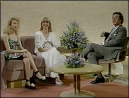 Olivia Newton-John with Kylie Minogue on Wogan 1988