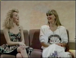 Olivia Newton-John with Kylie Minogue on Wogan 1988