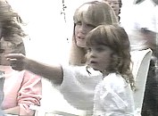 Olivia Newton-John on set of video shoot with Chloe alt=