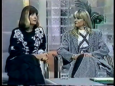 Olivia Newton-John and Pat Farrar on the Bert Newton Show July 1989